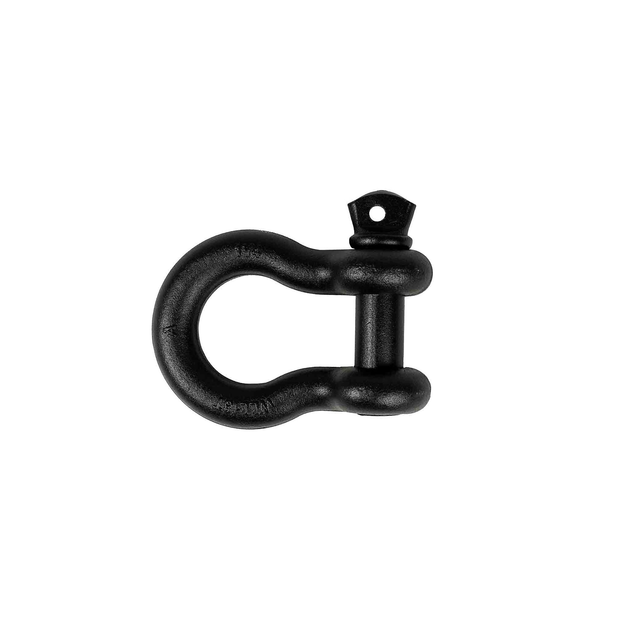 BulletProof Hitches D-Ring Shackle — 1 1/4in., 18 Ton WLL, Steel, Black, Model# BP114SHACKLE